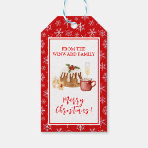Weihnachtsbäckerei Christmas Pudding Geschenkanhänger