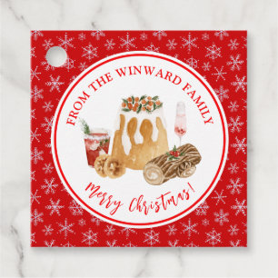 Weihnachtsbäckerei Christmas Pudding Geschenkanhänger