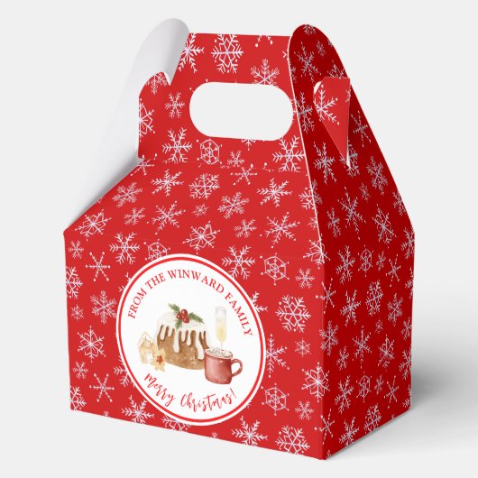 Weihnachtsbäckerei Christmas Pudding Geschenkschachtel (Vorderseite)