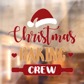 Weihnachtsbäckerei - Crew Fensteraufkleber (Blatt 2)