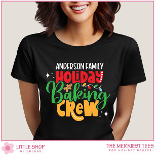 Weihnachtsbäckerei-Crew: Individuelle Familienweih T-Shirt