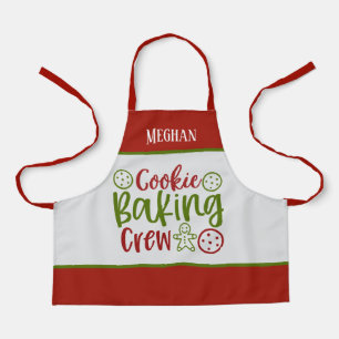 Weihnachtsbäckerei Crew Name hinzufügen Schürze