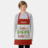 Weihnachtsbäckerei Crew Name hinzufügen Schürze (Getragen)