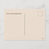 Weihnachtsbäckerei Feiertagspostkarte (Rückseite)