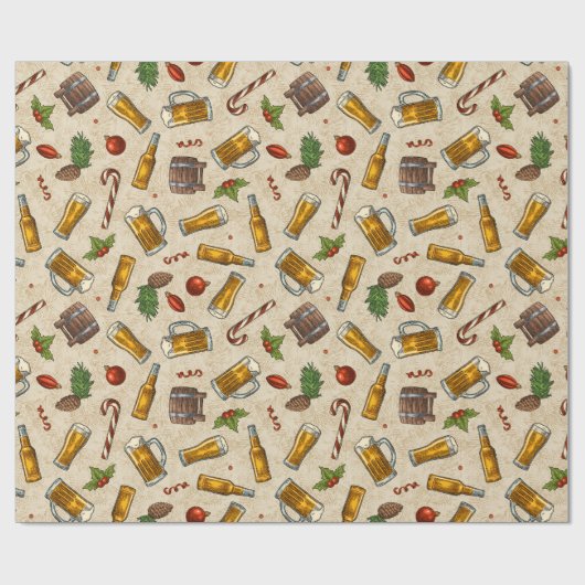 Weihnachtsbäckerei Geschenkpapier (Flach)