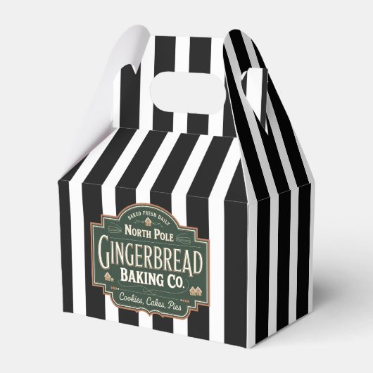 Weihnachtsbäckerei Geschenkschachtel (Vorderseite)