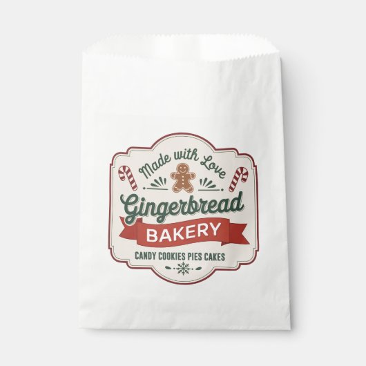 Weihnachtsbäckerei Geschenktütchen (Vorderseite)