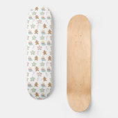 Weihnachtsbäckerei-Muster Skateboard (Vorderseite)