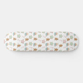 Weihnachtsbäckerei-Muster Skateboard (Horizontal)