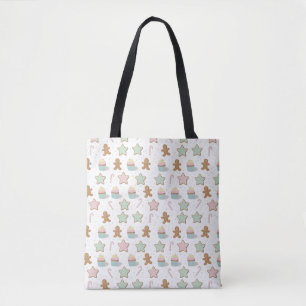 Weihnachtsbäckerei-Muster Tasche