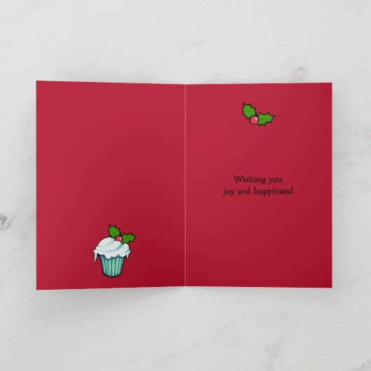 Weihnachtsbäckerei Rote Karte (Innenseite)