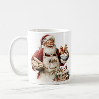 Weihnachtsbäckerei Santa Lebkuchen Kaffeetasse
