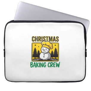 Weihnachtsbäckerei-Schneemann-Feiertagsdesign Laptopschutzhülle