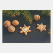 Weihnachtsbäckerei Set Geschenkpapier Set (Vorderseite 3)