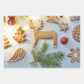 Weihnachtsbäckerei Set Geschenkpapier Set (Vorderseite 2)