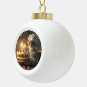Weihnachtsbäckerei von Fabulous Mice Baker Keramik Kugel-Ornament (Rechts)