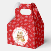 Weihnachtsbäckerei Weihnachtskuchen Geschenkschachtel (Rückseite)