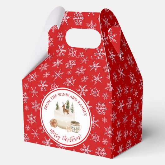 Weihnachtsbäckerei Weihnachtskuchen Geschenkschachtel (Vorderseite)