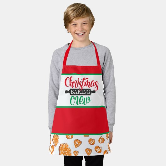 Weihnachtsbäckereikinder Crew Schürze (Getragen)