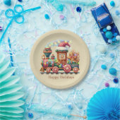 Weihnachtsbäckereizug Party Pappteller (Party)