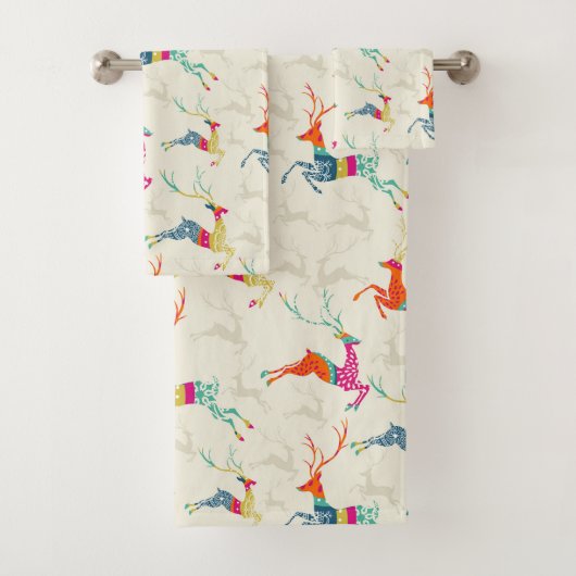 Weihnachtsbäckerin Hübsch Badhandtuch Set (Insitu)