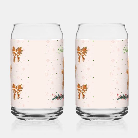 Weihnachtsbäckerinnen und -bäume dosenglas (Rechts)