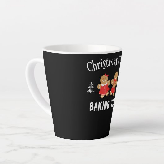 Weihnachtsbackmannschaft | Lebkuchenmann Milchtasse (Linke Ecke)