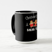 Weihnachtsbackmannschaft | Lebkuchenmann Tasse (Vorderseite Links)