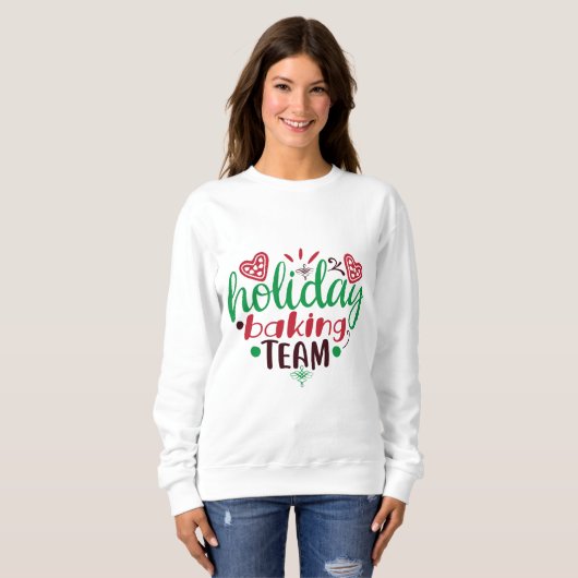 Weihnachtsbackmannschaft Sweatshirt (Vorne ganz)
