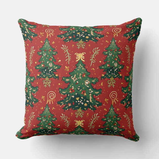 Weihnachtsbackrest Cushion Kissen (Vorderseite)