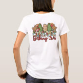 Weihnachtsbackschule Crew Mittagessen Lady T - Shi T-Shirt (Rückseite)