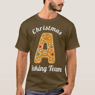 Weihnachtsbackteam Brief Ein Feiertag passender Fa T-Shirt