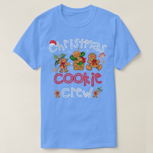 Weihnachtsbackteam Cookie Crew Neue Bäcker T-Shirt (Design vorne)