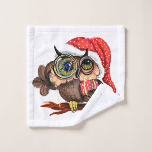 Weihnachtsbad Handtuch Set Babyschale mit Geschenk (Waschlappen)