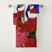 Weihnachtsbad Handtuch Set - Ethnischer Weihnachts (Insitu)