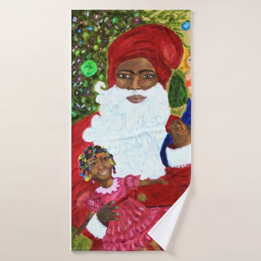 Weihnachtsbad Handtuch Set - Ethnischer Weihnachts (Badehandtuch)
