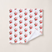 Weihnachtsbadehandtuch-Set Badhandtuch Set (Waschlappen)