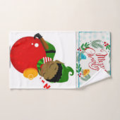 Weihnachtsbadehandtuch-Sets, Afrikanischer Elf Badhandtuch Set (Handtuch)
