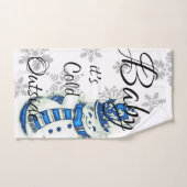 Weihnachtsbadehandtuch-Sets, Baby's Cold Outside Badhandtuch Set (Handtuch)