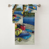 Weihnachtsbadehandtuch-Sets, Beach Bum Elf Badhandtuch Set (Insitu)