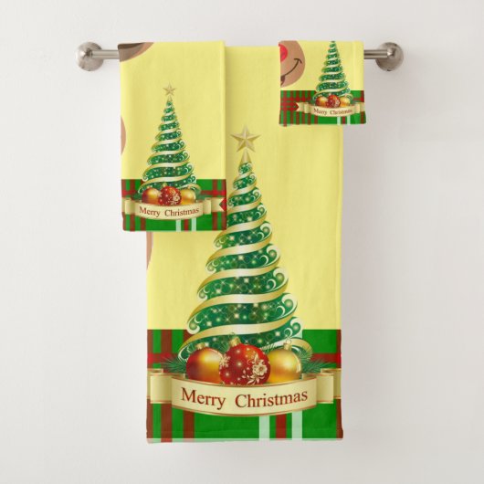 Weihnachtsbadehandtuch-Sets, Elf Badhandtuch Set (Insitu)