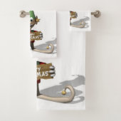 Weihnachtsbadehandtuch-Sets, Elf Badhandtuch Set (Insitu)