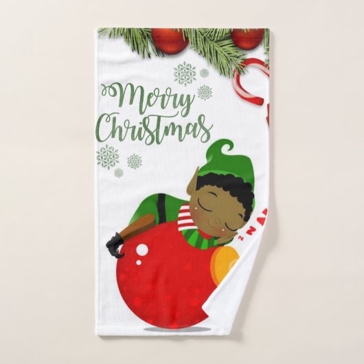 Weihnachtsbadehandtuch-Sets, Elf Badhandtuch Set (Handtuch)