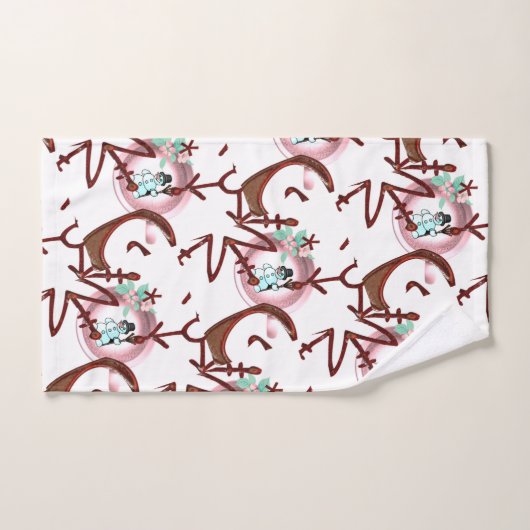 Weihnachtsbadehandtuch-Sets, Schneemann Badhandtuch Set (Handtuch)