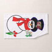 Weihnachtsbadehandtuch-Sets, Snowman Iphone Badhandtuch Set (Handtuch)