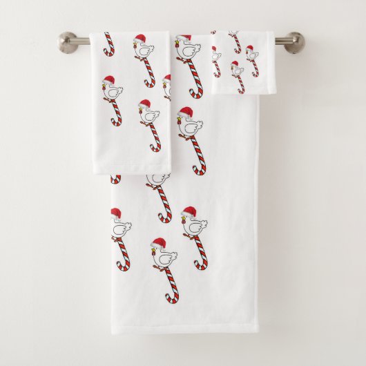 Weihnachtsbadehandtuchhalter, Sets (Insitu)