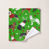 Weihnachtsbäder Set (Waschlappen)