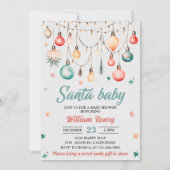 Weihnachtsbäder Weihnachtsgeschenk Ornament Babydu Einladung (Vorderseite)