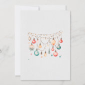 Weihnachtsbäder Weihnachtsgeschenk Ornament Babydu Einladung (Rückseite)