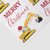 Weihnachtsbagger Seidenpapier (Ausschnitt)